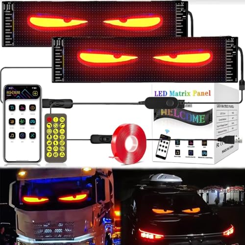 Amazon | デビルアイ led ライト 車 スクリーン トラック DIY